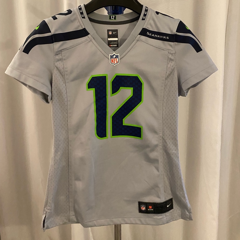 Women’s NFL Small Jersey Seahawks 12 Fan